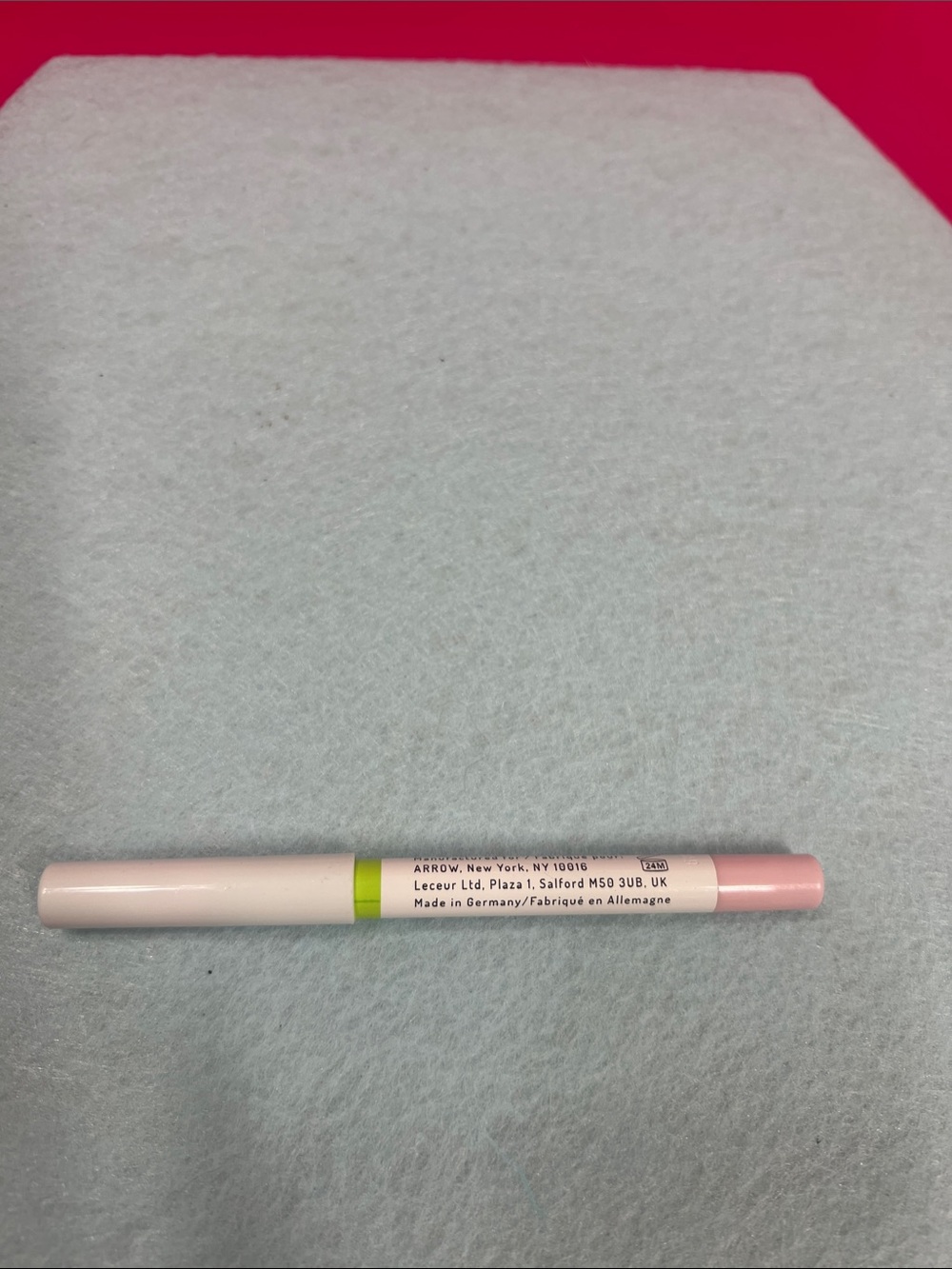 Arrow Enhance Brow Pencil in White with Pink and Lime Accents - Picture 2 of 2